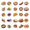 100 Chinese Breakfast Stickers Refrigerator Decorative Food Decals view 4