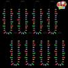 JOYIN 8 Pcs Christmas LED Mini Bulb Necklaces, Xmas Bright Light up Bulb Necklace with 26 Bulbs Beads & 8 Light-up Beads with 3 Lighting Modes, for Adult Kid Sweater New Year Favors Birthday view 2