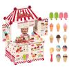 KOALA DIARY Icecream Cart for Kids,30 Pcs Pretend Play Food Truck, Fort Building STEM Toys Kit ,Ice Cream Shop,Grocery Store Pretend Play,Kids Toys for Girls & Boys(Ages 3+) view 1
