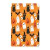 Kigai Halloween Boo Crib Sheet for Boys and Girls Jersey Knit Fitted Baby Sheet for Standard Crib Toddler Mattress Cozy Soft Breathable, 27x39 inch view 1