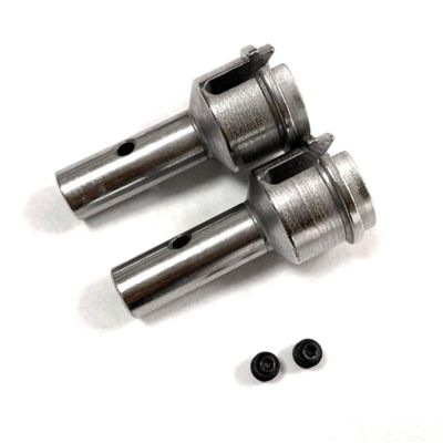 2pcs #45 Steel Rear Wheel AXLE (8X36MM) for ARR-ma 1/7 for 1/8 6s for Typ-hon for Mo-ajve for RTR&EXB Roller Part(Silver)