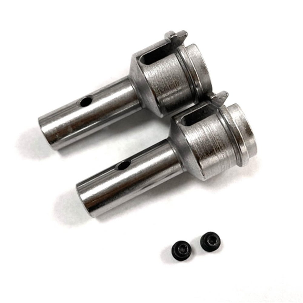 2pcs #45 Steel Rear Wheel AXLE (8X36MM) for ARR-ma 1/7 for 1/8 6s for Typ-hon for Mo-ajve for RTR&EXB Roller Part(Silver)