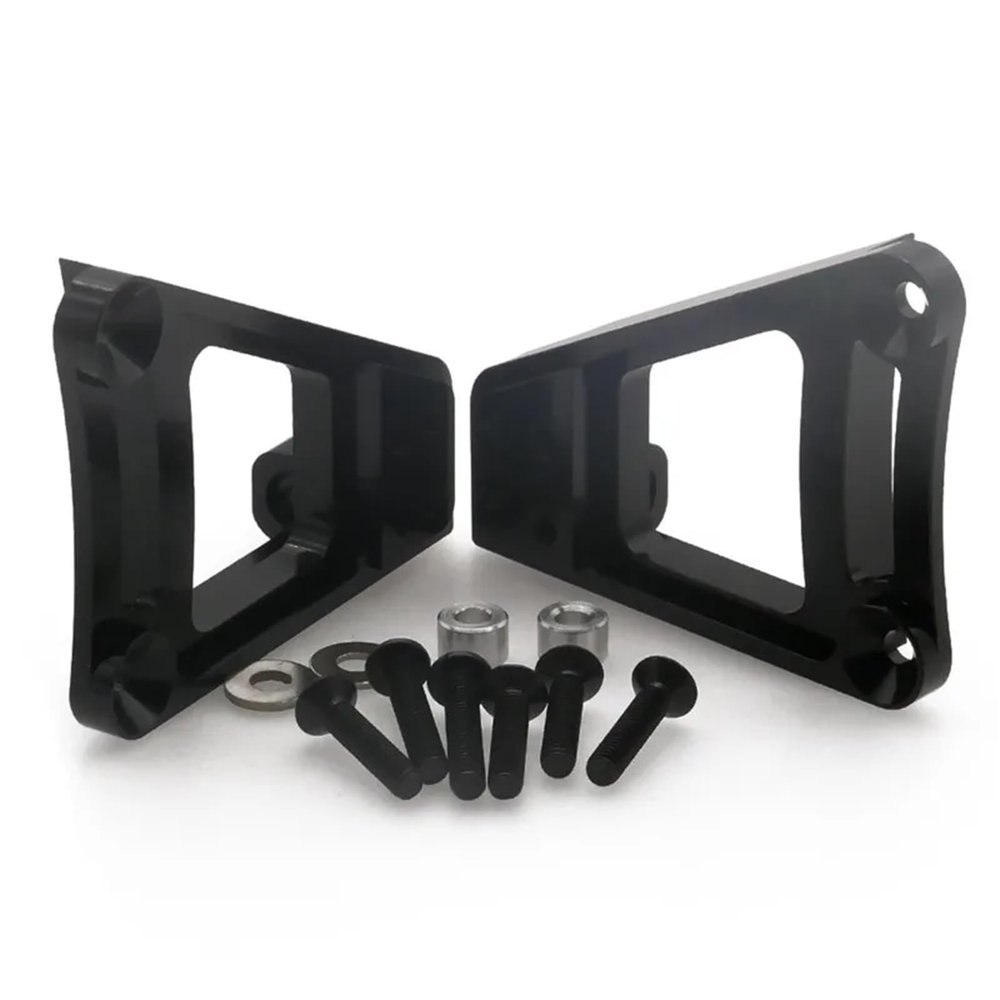 2 pcs/Set Alloy Front Shock Tower for rc Hobby Model car 1:10 for HPI for Ven-ture FJ for Cru-iser for Crawler Upgraded Parts(Black)