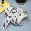 1000Pcs Bird Stickers Roll, 2 Rolls 10 Styles Self-Adhesive Stickers for Kids - Waterproof Tropical Stickers for Scrapbooks, Party Decorations & Classroom Rewards view 3