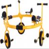 Yellow,3 People,Kids Turn Car,Pedal Rotary Bike Outdoor Preschool Education Kindergarten Tricycle Multi-Person Cooperative Rotating Rubber Wheels Ride Transfer Car for Playground Equipment view 1