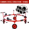 Yellow,3 People,Kids Turn Car,Pedal Rotary Bike Outdoor Preschool Education Kindergarten Tricycle Multi-Person Cooperative Rotating Rubber Wheels Ride Transfer Car for Playground Equipment view 2