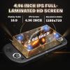 Trimui Smart Pro Retro Video Gaming Console 128GB, Portable Handheld Game Console with Built in 13000+ Retro Games 26 Emulators, Linux Game System, 4.96 Inch IPS Screen, 3D RGB Light Joystick (Black) view 3