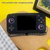 for R36H Silicone Protective Case, Compatible with R36 H Handheld Game Console Accessories, Anti-Scratch Washable Soft Sleeve Cover with Lanyard Black view 3