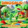 APENGBAOL Dinosaur Tyrannosaurus Rex Building Sets Velociraptor Micro Mini Blocks Toy Birthday for Age 6+ Boys Adults Teens 2745 Pieces view 3