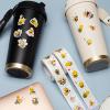 1000Pcs Bee Stickers Roll, 2 Rolls 20 Styles Self-Adhesive Stickers for Kids - Waterproof for Classroom Rewards, Birthday Party Favors, Scrapbooking & Water Bottle Decals (Bumble Bee Theme) view 3