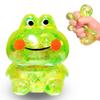 1Pcs Squishy Frog Stress Balls for Adults Maltose Ball Sensory Fidget Toys for Kids, Frog Sugar Ball, Slow-Rise Squishy Sugar Stress Toy, Animal Squeeze Toys (Green) view 1