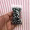 Black Skull and Crossbones Halloween Sprinkles, Non-Edible Spooky Polymer Clay Fake Sprinkles for Crafts and Resin (Container) view 3