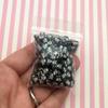 Black Skull and Crossbones Halloween Sprinkles, Non-Edible Spooky Polymer Clay Fake Sprinkles for Crafts and Resin (Container) view 4