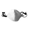 LED Flashing Face Cover - 7 Color Changing Party Mask with 5 Light Modes - USB Rechargeable Rave Mask for Halloween, Christmas, Music Festivals - Breathable Fiber Optic Fabric for Men & Women (White) view 3