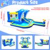 8 in 1 Inflatable Water Bounce House,Water Slide Inflated Bouncer for Outdoor with Blower, Water Slides for Kids Backyard, 227x 162 Swimming Pool Bouncy Castle view 2