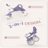 besrey Kids Tricycles Age 18 Month to 5 Years, Toddler Tricycle Kids Trikes Tricycle, Gift Toddler Tricycles for 2-5 Year Olds, Gift & Toys for Boy & Girl, Trikes for Toddlers, Dark Purple view 2
