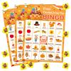 Yoklili Thanksgiving Bingo Cards - 24 Players Home Classroom Activity Holiday Party Craft Supplies (Thanksgiving) view 1