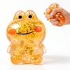 1Pcs Squishy Frog Stress Balls Frog Stretchy Squish Ball, Sensory Squeeze Fidget Toys Stress Relief Balls for Kids Adults Squeeze Squishy Toys for Anxiety Relief Gifts for Kids (Orange) view 1