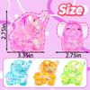 1Pcs Elephant Stress Balls Squishy Toys for Adults Kids, Squishy Elephant Sugar Ball Sensory Toys, Squeeze Squishy Ball Fidget Toys for Anxiety Relief, Slow Rise Squishy Toy for Boys Girls (Pink) view 2