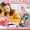 1Pcs Elephant Stress Balls Squishy Toys for Adults Kids, Squishy Elephant Sugar Ball Sensory Toys, Squeeze Squishy Ball Fidget Toys for Anxiety Relief, Slow Rise Squishy Toy for Boys Girls (Pink) view 4