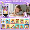 Elecoutek Kids Smart Phone, Toddler Unicorn Phone Toys for 3 -10 Year Old Kids, Mobile Phone Toy with Dual Cameras, 2.8 Inch Touchscreen, Learning, Music Player, Games, 32 GB Card and Bag (Purple) view 4