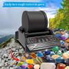 Rock Tumbler Kit, Electric Rock Tumbler Machine with LCD Display 9-Speed Motor and 9-Day Timer Adjustable, for Tumbling & Rock Polisher Grit view 2