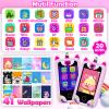 Elecoutek Kids Smart Phone for Girls, Toddler Unicorn Phone Toys for 3-10 Year Old Girl, Kids Mobile Phone Toy with Dual Cameras, 2.8 Inch Touchscreen, Music Player, Games, 32 GB Card and Bag (Pink) view 2