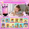 Elecoutek Kids Smart Phone for Girls, Toddler Unicorn Phone Toys for 3-10 Year Old Girl, Kids Mobile Phone Toy with Dual Cameras, 2.8 Inch Touchscreen, Music Player, Games, 32 GB Card and Bag (Pink) view 4