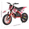 feneihe 50cc Kids Dirt Bike, 2-Stroke Gas Mini Bike, Dirt Bike for Kids 8-14, Gas Power Pocket Rocket Motorbike, Gas Motorcycle with Front Rear Disc Brakes, Off Road Mini Motorcycle Max Load 330Lbs R view 2