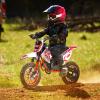 feneihe 50cc Kids Dirt Bike, 2-Stroke Gas Mini Bike, Dirt Bike for Kids 8-14, Gas Power Pocket Rocket Motorbike, Gas Motorcycle with Front Rear Disc Brakes, Off Road Mini Motorcycle Max Load 330Lbs R view 3