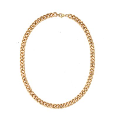 ZYIBPMSJKQCFK Retro Metal Chain Women'S Short Necklace Accessories,golden,47cm