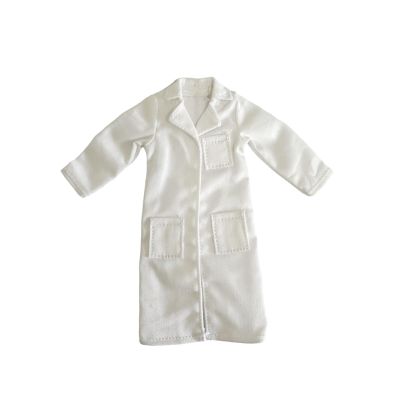 1/12 Action Figure Clothes,Trench Coat for 6" Action Figures,1:12 Scale Miniature Clothing,Doctors' lab Coats (Female Version)