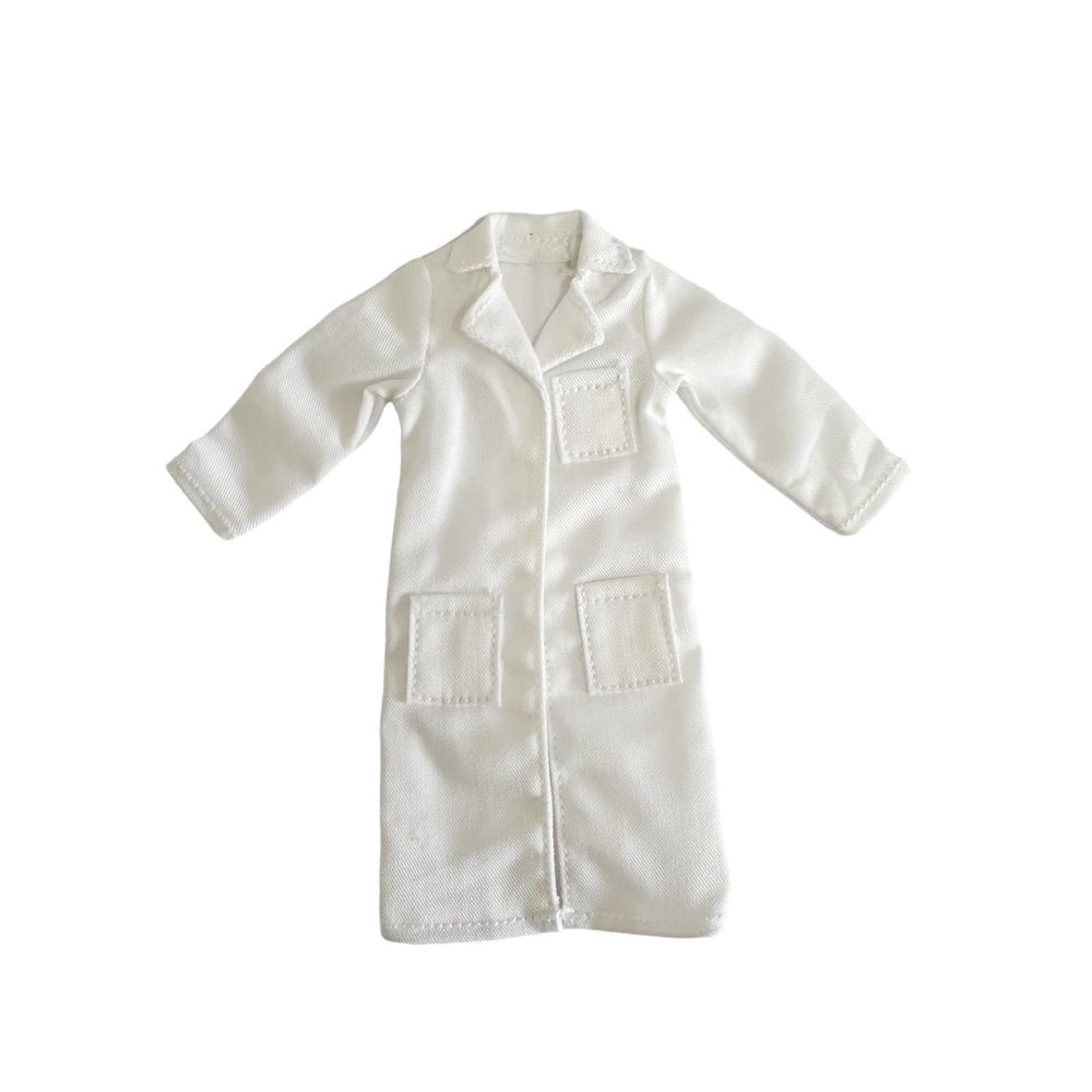 1/12 Action Figure Clothes,Trench Coat for 6" Action Figures,1:12 Scale Miniature Clothing,Doctors' lab Coats (Female Version)