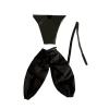 1/12 Action Figure Clothes,Tight T and Pants Set for 6" Male Action Figure,fits Well for 1/12 Scale Figures,Only Clothing Suit (Black T and Black Pants) view 4