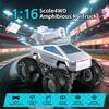 AUKIOOA 1:16 Remote Control Monster Truck, 2.4GHz Waterproof Amphibious RC Car with Water Spray, All-Terrain Off-Road Toy, Ideal Gift for Boys Girls Ages 6-12 view 4