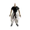 1/12 Action Figure Clothes,Tight T and Pants Set for 6" Male Action Figure,fits Well for 1/12 Scale Figures,Only Clothing Suit. (Black T and Grey Pant) view 2