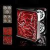 7 in 1 Metal DND Dice Set Spinner dice subitable for Dungeons & Dragons in Magnetic Iron Boxred view 1