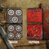 7 in 1 Metal DND Dice Set Spinner dice subitable for Dungeons & Dragons in Magnetic Iron Boxred view 2