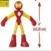 Play-Doh Marvel Iron Man Blast Launcher with Bendy Action Figure, Arts & Crafts Toys for Kids 4 Years & Up view 3