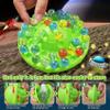 Bangzi Marble Game & Balance Game for Kids - 60 Premium Glass Marbles, Strategy Fun Toy for 1-4 Players, Ready to Play Out of The Box 8 Years Old view 3