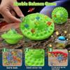 Bangzi Marble Game & Balance Game for Kids - 60 Premium Glass Marbles, Strategy Fun Toy for 1-4 Players, Ready to Play Out of The Box 8 Years Old view 4