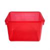 12 x 8 x 5 in. Translucent Cubby Bin, Candy Red - Small view 1