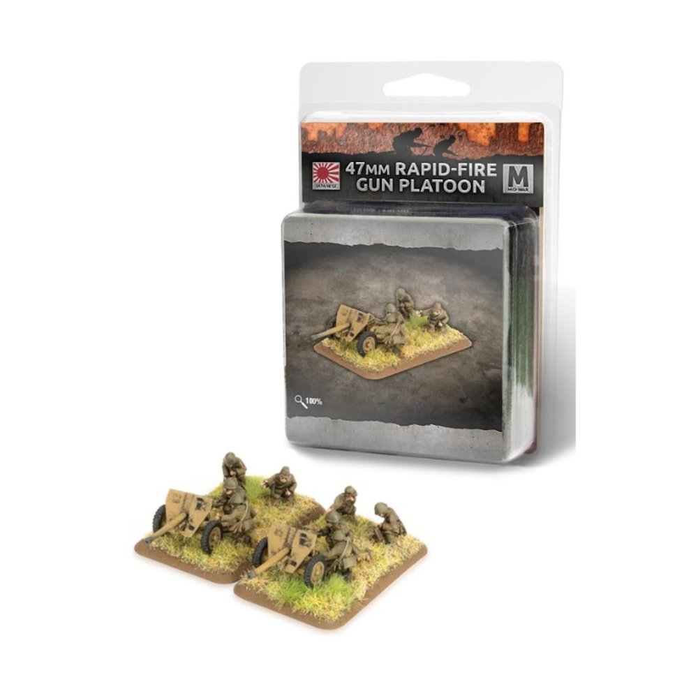 Battlefront Miniatures Flames of War Mid War: Japanese: 47mm Rapid-fire Gun Platoon (x2)