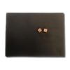 Monarch Precious Metals Premium Full Grain Leather Gaming Mat for Metal Dice Games - Black or Brown (Black) view 1