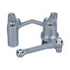 tctrbvv for Traxxas BL-2S for Slash 4x4 4WD CNC Machined Aluminum Steering Bellcrank and Drag Link Servo Saver Set Upgrade Parts Precision RC Car Parts(Metallic) view 1