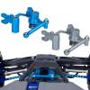tctrbvv for Traxxas BL-2S for Slash 4x4 4WD CNC Machined Aluminum Steering Bellcrank and Drag Link Servo Saver Set Upgrade Parts Precision RC Car Parts(Metallic) view 2