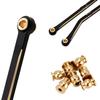 48g Black Coated Brass Chassis Set for 1/18 Scale RC Crawler Upgrade - Bronco Style (4PCS) view 3