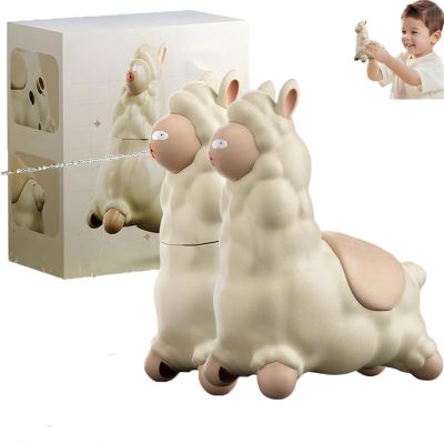 2025 Spitting Llama Water Toy, Alpaca Interactive Water Sprayer with, 45 Head Turning Leak Proof Design, Llama Squirt Pool Toys, Pool Beach Fun, Or Bathtub Water Play (1)