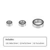 24PCS Sealed Steel Bearing Kit Compatible with 1 24 Scale RC Crawler Vehicles FMS Upgrade Parts view 3