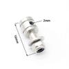 10PCS Servo Rod Connectors Push Rod Connector Adapter Linkage Stoppers D2.0mm for Connecting Servo Arm and Pull Rod view 3
